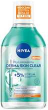 Micellaarmeigieemaldaja Nivea Derma Skin Clear 5 prots. seerumiga, 400 ml