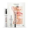 Komplekt kuivale ja dehüdreeritud nahale MADARA SOS Hydra Star Collection: mitsellaarvesi 50ml + kreem 50ml + seerum 20ml