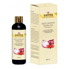 Juukseõli punase sibula, Sattva Ayurveda, 200ml