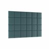 Dekoratiivsed tekstiilist seinapaneelid Eltap Quadratta, 180 x 240 x 3.5 cm, sinine