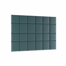 Dekoratiivsed tekstiilist seinapaneelid Eltap Quadratta, 180 x 240 x 3.5 cm, sinine