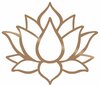 Seinadekoor Wallity Lotus Flower 1, 50 x 43 cm, vask