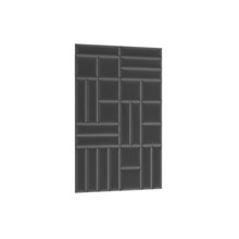 Seinapaneelid Eltap Quadratta, 195 x 120 x 3.5 cm, tumehall