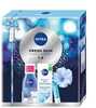 Kosmeetikakomplekt Nivea Fresh Skin Refreshing: päevakreem 50 ml, kahefaasiline silmameigieemaldaja 125 ml, huulepulk 4,8 g