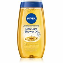 Dušiõli kuivale nahale Nivea Natural Oil, 200 ml
