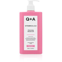 Puhastav dušiõli Q+A Vitamin A.C.E., 250 ml