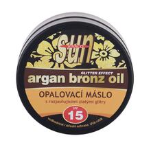 Päevitusvõi argaaniaõliga Vivaco Sun Argan Bronz Oil Glitter Effect SPF15, 200 ml