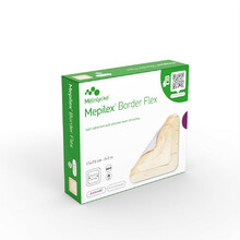 Mepilex silikoonist haavaside Border Flex, 7,5 x 7,5 cm, 5 tk
