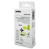Kõrvatropid Uvex X-fit, kollane, 15 paari karbis, suurus S