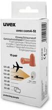 Kõrvatropid UVEX Com4-Fit, 33 dB, oranž, 15 paari