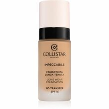 Jumestuskreem Collistar Impeccabile Long Wear Foundation, 4R Rosy Sand, 30 ml