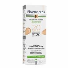 Pharmaceris F mineraalne matt jumestuskreem, 02 Natural, SPF 30, 30 ml