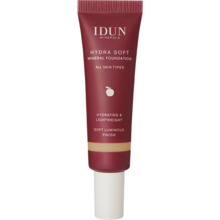 IDUN Minerals Hydra Soft vedel mineraalne jumestuskreem, nr. 1260 Runa (Olive Neutral), 30 ml