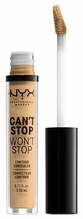 Peitekreem Nyx Professional Makeup Cant Stop Wont Stop Concealer, 08 True Beige, 3.5 ml