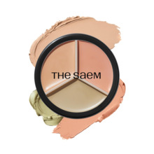 Peitekreem The Saem Cover Perfection Triple Pot Concealer, No.5 Dark Up Beige, 4.5 g