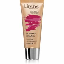 Lirene Vitamin E hästi kattev vedel jumestuskreem, 22 Natural, 30 ml