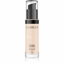 Jumestuskreem Claresa Doll Up Luminizing Foundation, 03 Light Medium, 34 g