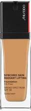 Jumestuskreem Shiseido Synchro Skin Radiant Lifting Foundation, 360 Citrine, 30 ml