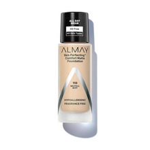 Almay Skin Perfecting Comfort Matte Liquid Foundation, 110 Neutral Buff, SPF 15, 30 ml