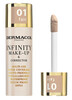 Dermacol Infinity high coverage make-up and corrector, 1.5 Ivory, 20 g