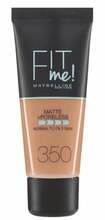Vedel jumestuskreem Maybelline Fit Me Liquid Matte & Poreless, 350 Caramel, 30 ml