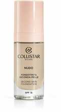Jumestuskreem Collistar NUDO Second Skin Foundation SPF 15, 1N Avorio, 30 ml
