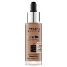 Jumestuskreem Eveline Cosmetics Liquid Control 24H, 065 Toffee, 32 ml