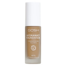 Gosh Hydramatt Matte Liquid Foundation, 014Y Dark, SPF 15, 30 ml