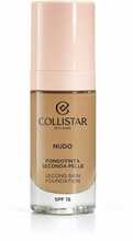 Jumestuskreem Collistar NUDO Second Skin Foundation SPF 15, 3G Naturale Dorato, 30 ml