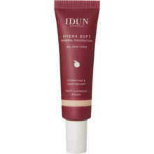 IDUN Minerals Hydra Soft vedel mineraalne jumestuskreem, Nr. 1253 Freja (Light, Warm), 30 ml