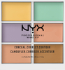 Korrigeerimispalett NYX Professional Makeup Conceal, Correct, Contour Palette, 9 g