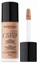Jumestuskreem Deborah Milano 24Ore Extra Cover, 04 Apricot, 30 ml