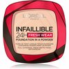 L’Oreal Paris Infaillible Fresh Wear 24h kompaktpuuder-jumestuskreem, 180 Rose Sand, 9 g