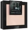 Kompaktpuuder Maybelline Fit Me Matte & Poreless, 104 Soft Ivory, 9 g