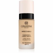 Jumestuskreem Collistar Impeccabile Long Wear Foundation, 1R Rosy Avory, 30 ml