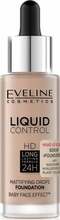 Vedel jumestuskreem Eveline Liquid Control HD, 035 Natural Beige, 32 ml