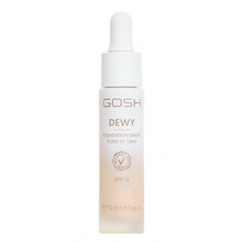 Jumestuskreem GOSH Copenhagen Dewy Foundation Drops, 002 Porcelain, 12 ml