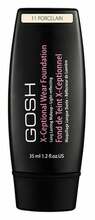 Jumestuskreem Gosh X-Ceptional Wear, 11 Porcelain, 35 ml