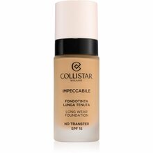 Jumestuskreem Collistar Impeccabile Long Wear Foundation, 4N Sand, 30 ml