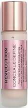 Vedel jumestuskreem Makeup Revolution London Conceal & Define F3, 23 ml