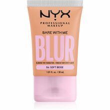 Jumestuskreem NYX Professional Makeup Bare With Me Blur Tint Foundation, 06 Soft Beige, 30 ml
