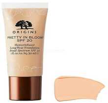 Origins Pretty In Bloom Long Wearing Cream Foundation, 540 Medium Deep Golden Warm, SPF 20, 30 ml
