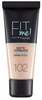 Vedel jumestuskreem Maybelline New York Fit Me Matte & Poreless, 102 Fair Ivory, 30 ml