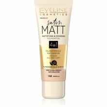 Jumestuskreem Eveline Cosmetics Satin Matt, 102 Vanilla, 30 ml