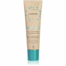 Lumene Matte Oil-Control matistav jumestuskreem, 1 Classic Beige, 30 ml