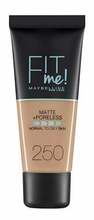 Jumestuskreem Maybelline Fit Me Matte + Poreless, 250 Sun Beige, 30 ml