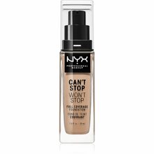 NYX Professional Makeup Cant Stop Wont Stop Full Coverage Foundation, Light Ivory, 30 ml