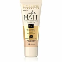 Matistav jumestuskreem Eveline Cosmetics Satin Matt, 103 Natural, 30 ml