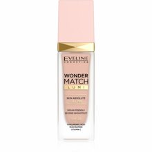 Niisutav ja silendav jumestuskreem Eveline Cosmetics Wonder Match Lumi, 10 Vanilla Warm, 30 ml
