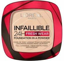 Kompaktne jumestuskreem L'Oreal Paris Infallible 24H Fresh Wear Foundation In A Powder, 20 Ivory, 9 g